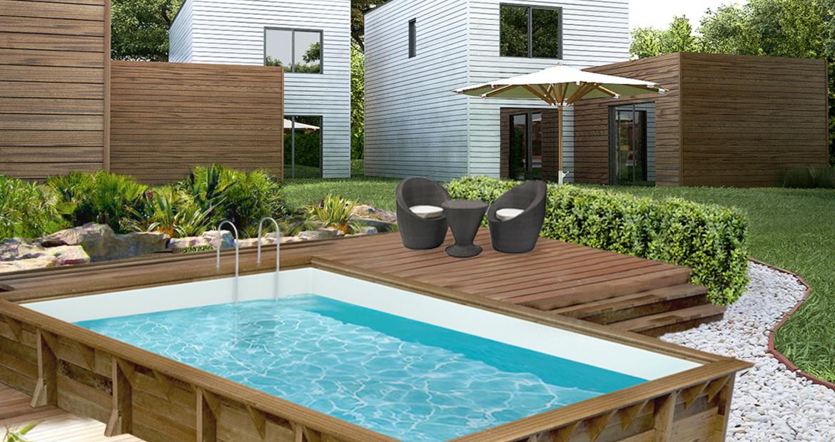 Akoazen distributeur détente Piscines Bois